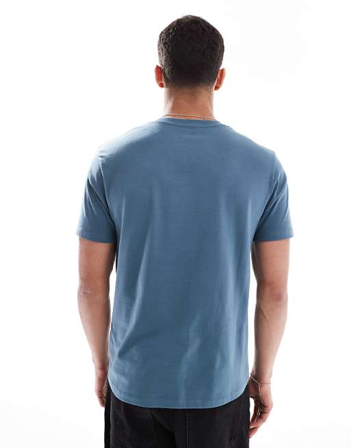 DESIGN Essentials Crew Neck T-shirt In Blue