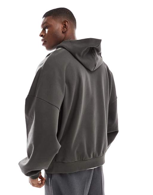 DESIGN Essentials Extreme Oversized Hoodie In Khaki