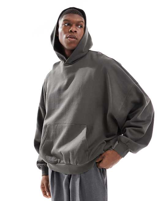 DESIGN essentials extreme oversized hoodie in khaki