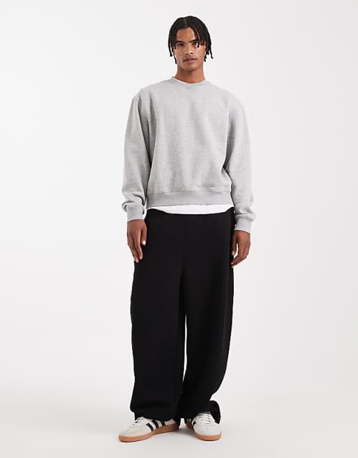 DESIGN Essentials Loose Fit Jogger In Black