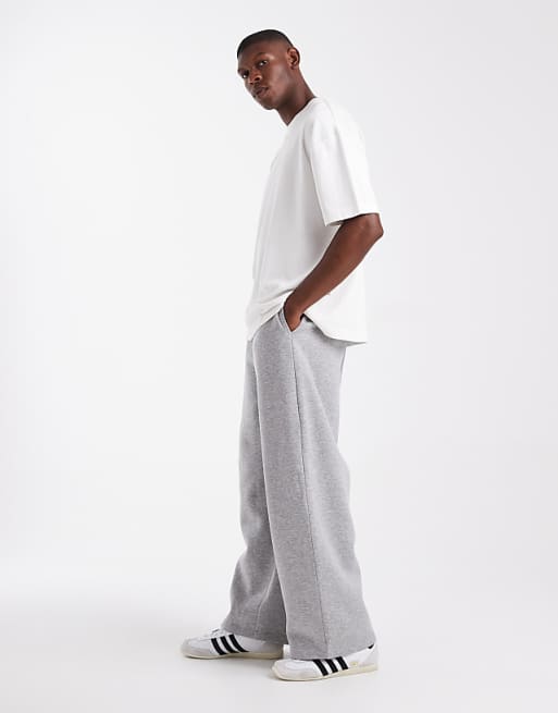 DESIGN Essentials Loose Fit Jogger In Grey Marl