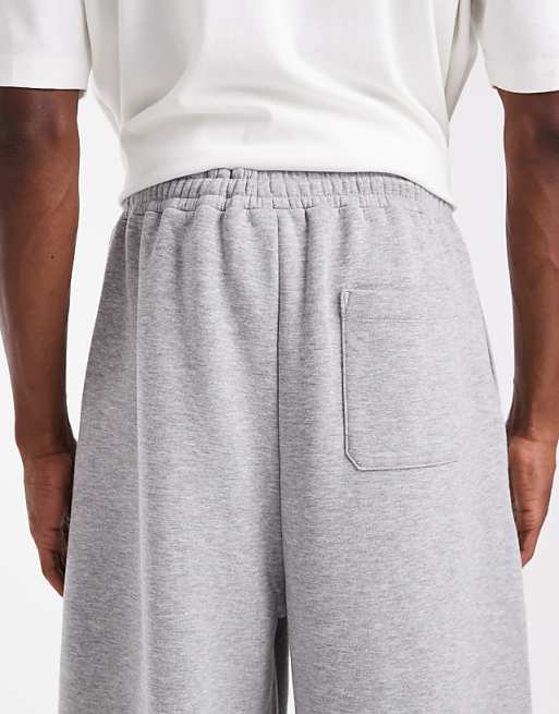 DESIGN Essentials Loose Fit Jogger In Grey Marl