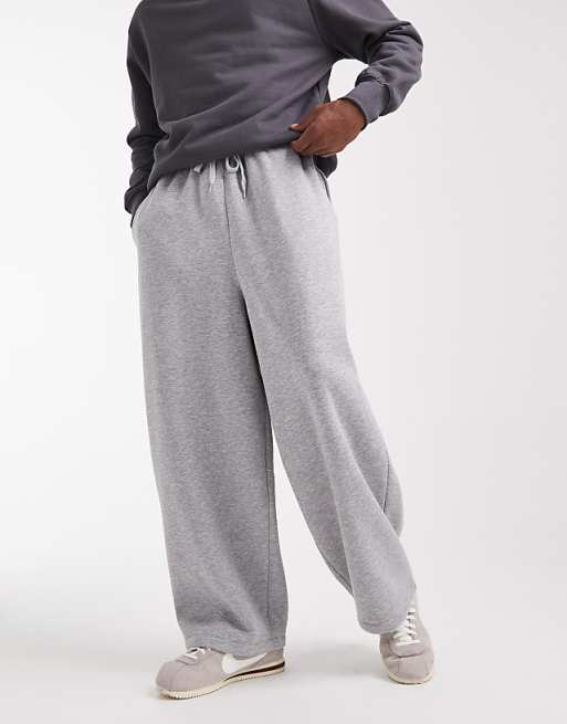 DESIGN Essentials Loose Fit Jogger In Grey Marl