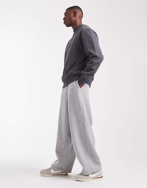 DESIGN Essentials Loose Fit Jogger In Grey Marl