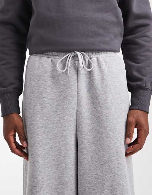 DESIGN Essentials Loose Fit Jogger In Grey Marl