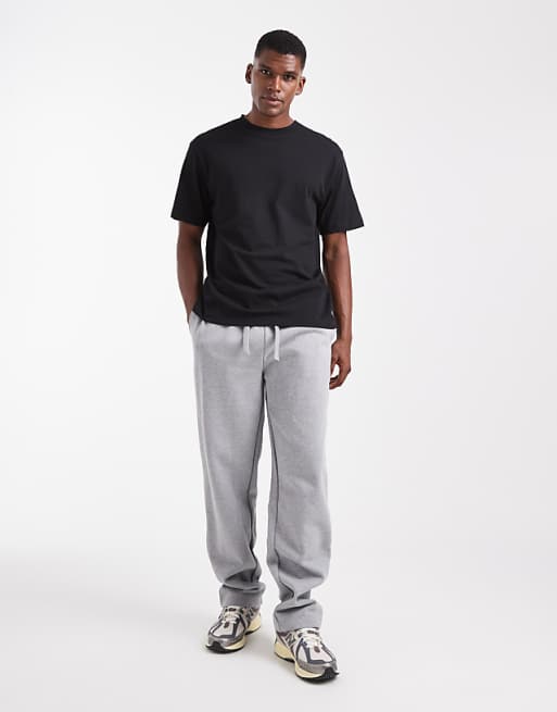 DESIGN Essentials Relaxed Crew Neck T-shirt In Black