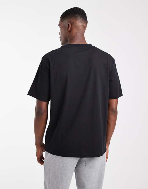 DESIGN Essentials Relaxed Crew Neck T-shirt In Black
