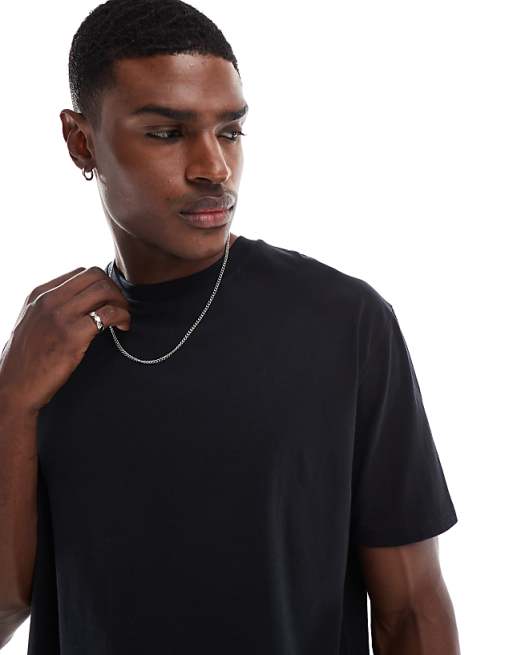 DESIGN Essentials Relaxed T-shirt In Black