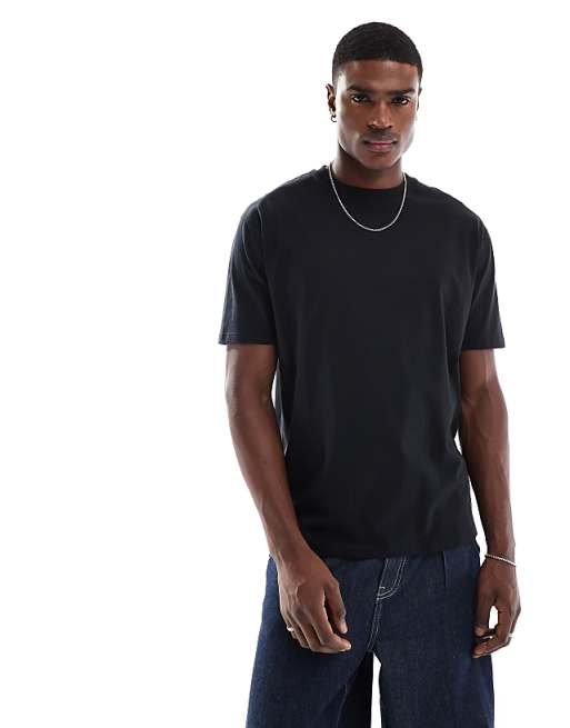 DESIGN Essentials relaxed t-shirt in black