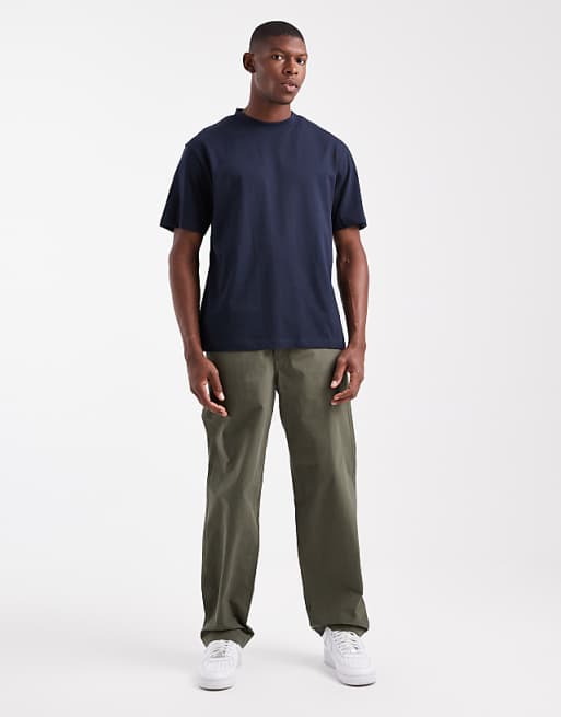 DESIGN Essentials Relaxed T-shirt In Navy