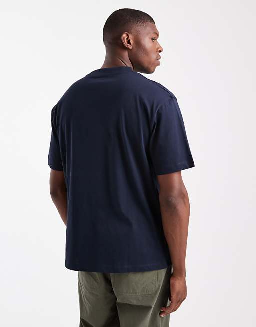 DESIGN Essentials Relaxed T-shirt In Navy