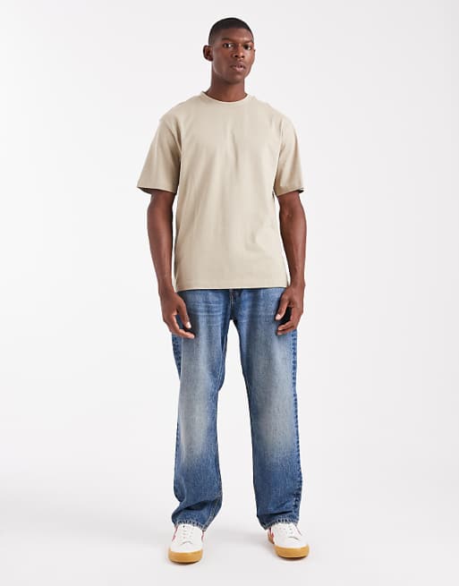 DESIGN Essentials Relaxed T-shirt In Stone