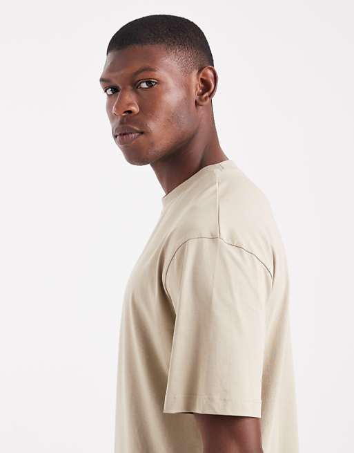 DESIGN Essentials Relaxed T-shirt In Stone