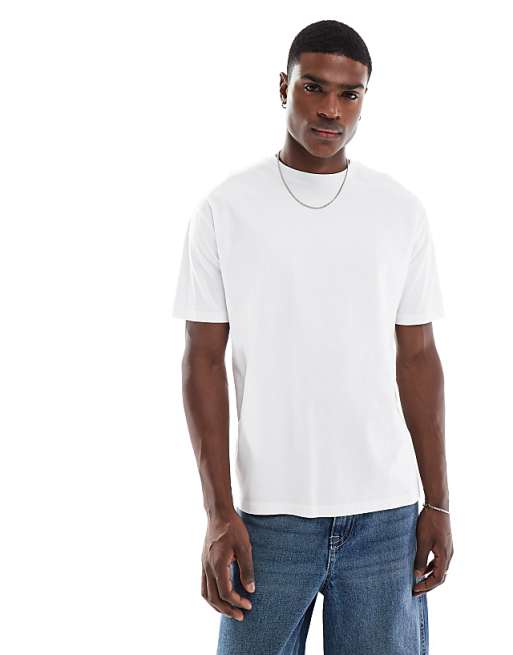 DESIGN Essentials relaxed t-shirt in white