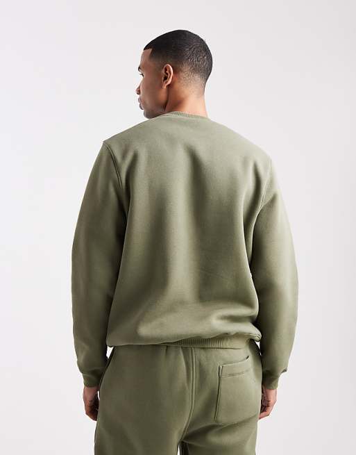 DESIGN Essentials Sweatshirt In Khaki