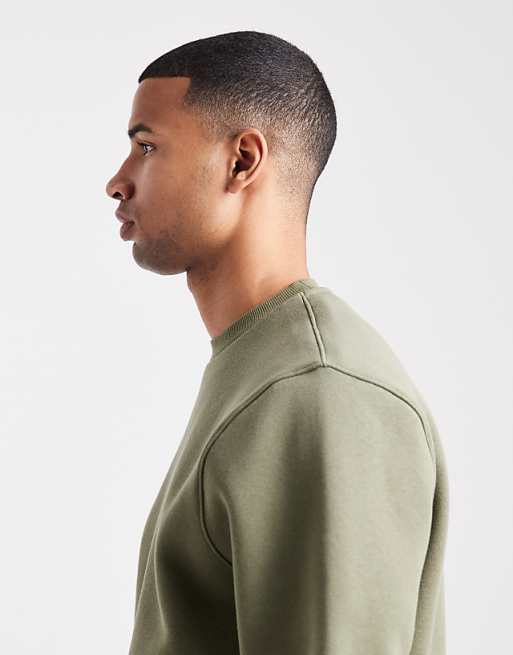 DESIGN Essentials Sweatshirt In Khaki