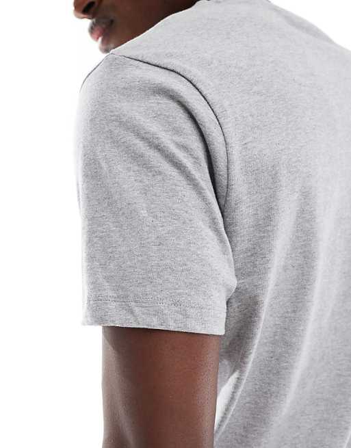 DESIGN Essentials T-shirt With Crew Neck In Grey Marl
