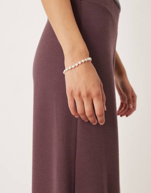 DESIGN Faux Pearl Bracelet