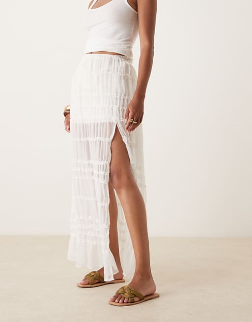 DESIGN Flora Woven Sandal In Khaki