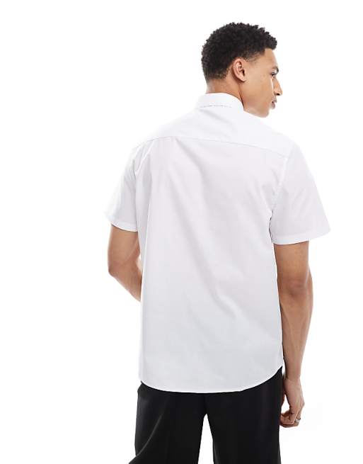 DESIGN Formal Easy Iron Regular Shirt In White
