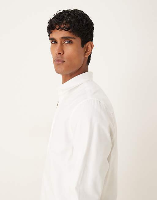 DESIGN Formal Easy Iron Twill Regular Shirt In White