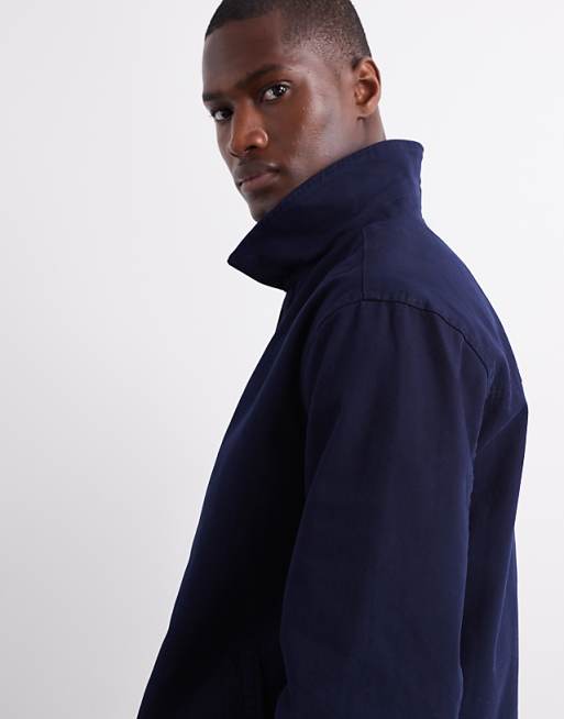 DESIGN Harrington Jacket In Navy