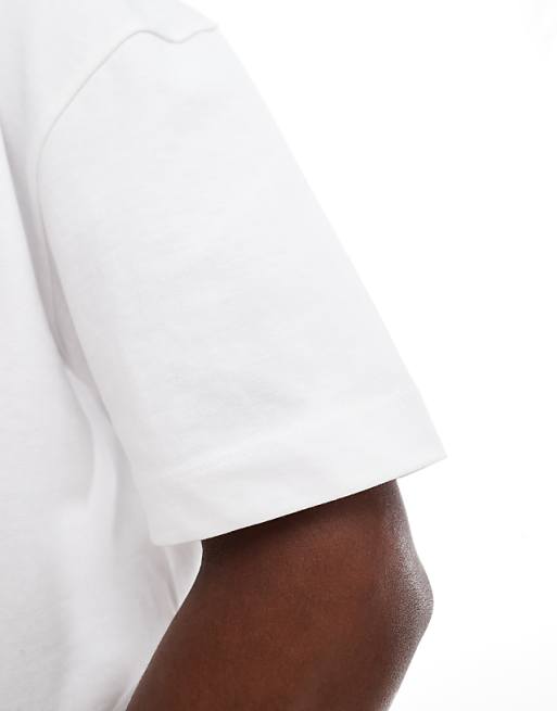 DESIGN Heavyweight 2 Pack Oversized T-shirts In White