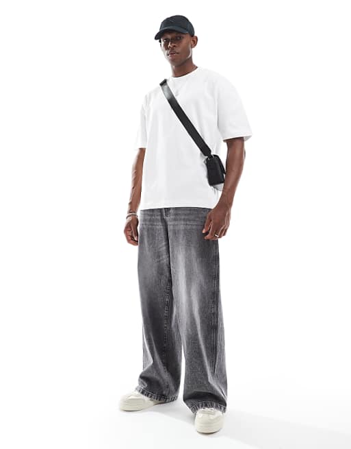DESIGN Heavyweight 2 Pack Oversized T-shirts In White