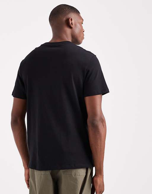 DESIGN Heavyweight Crew Neck T-shirt In Black
