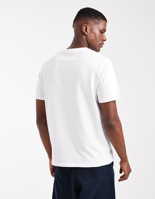 DESIGN Heavyweight Crew Neck T-shirt In White