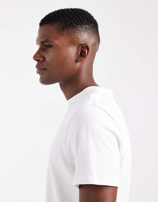 DESIGN Heavyweight Crew Neck T-shirt In White
