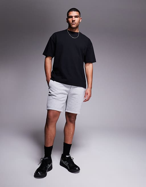DESIGN Heavyweight Oversized T-shirt In Black
