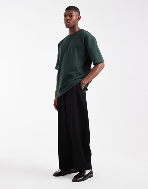 DESIGN Heavyweight Oversized T-shirt In Turquoise