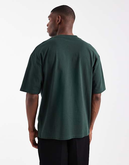 DESIGN Heavyweight Oversized T-shirt In Turquoise