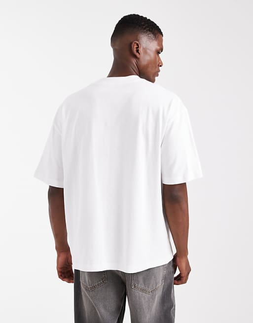 DESIGN Heavyweight Oversized T-shirt In White