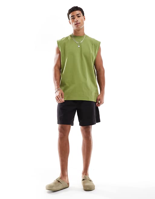 DESIGN Heavyweight Oversized Tank In Green