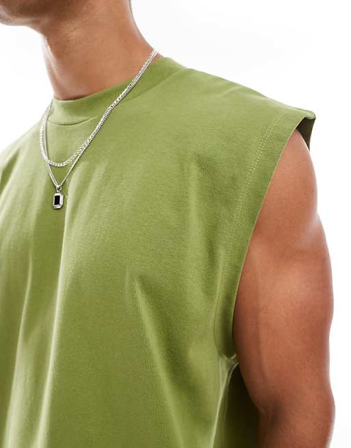 DESIGN Heavyweight Oversized Tank In Green