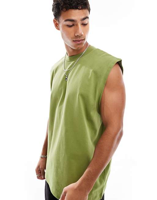 DESIGN heavyweight oversized tank in green
