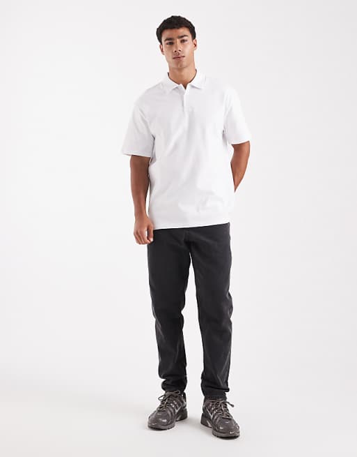 DESIGN Heavyweight Relaxed Polo In White