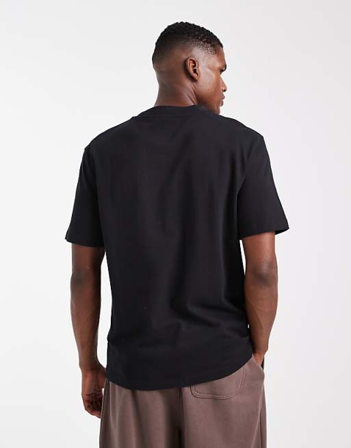 DESIGN Heavyweight Relaxed T-shirt In Black