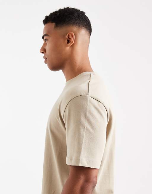 DESIGN Heavyweight Relaxed T-shirt In Stone