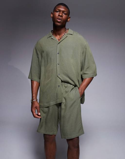 DESIGN Linen Co-ord In Green