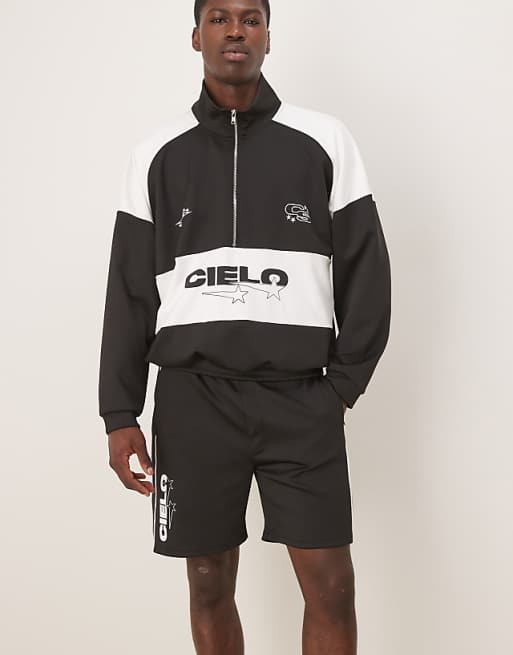 DESIGN linen look co ord in black