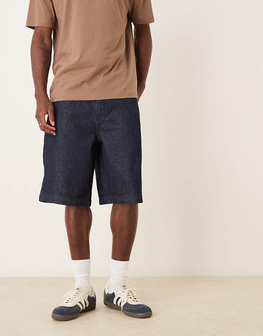 DESIGN Long Length Denim Jort In Raw Wash
