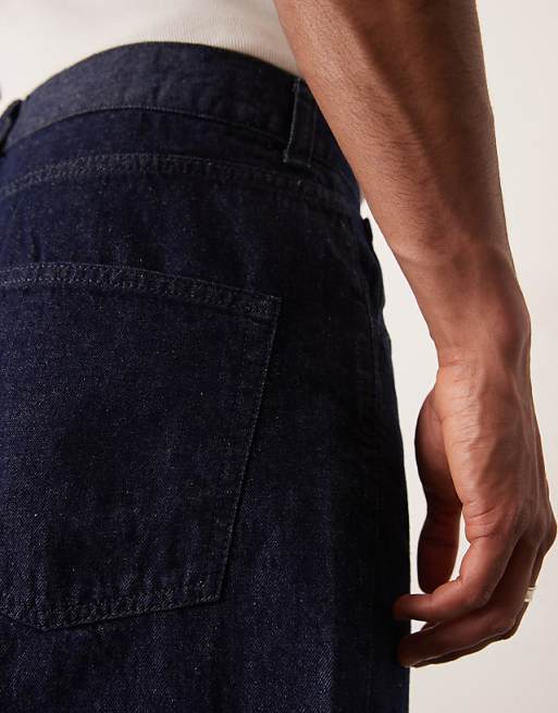 DESIGN Long Length Denim Jort In Raw Wash