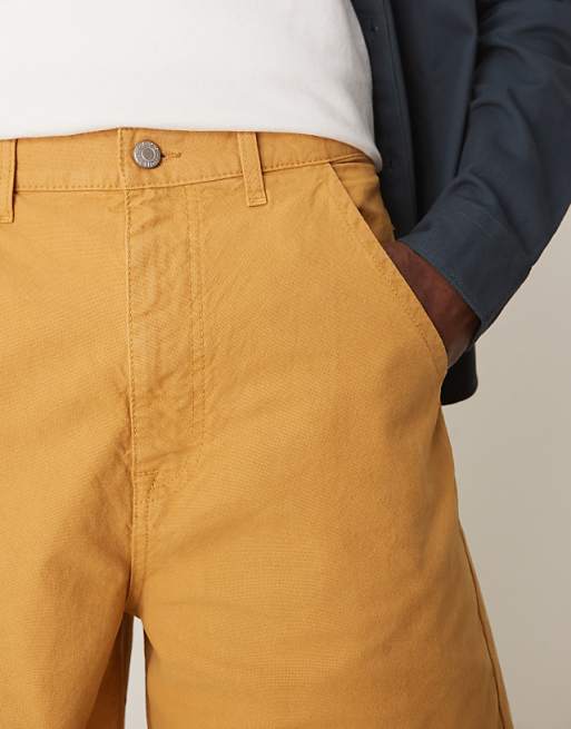 DESIGN Long Length Shorts In Tan
