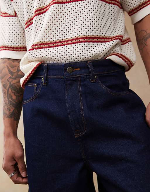 DESIGN Longer Length Denim Jort In Indigo