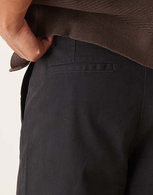 DESIGN Loose Chinos In Black