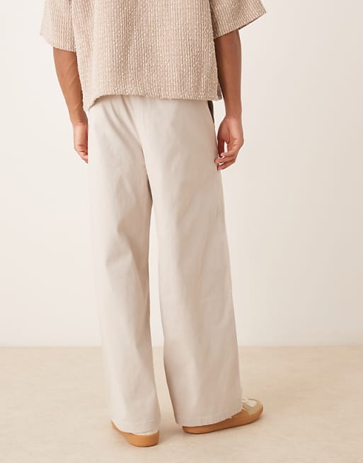 DESIGN Loose Chinos In Stone