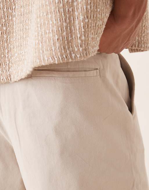 DESIGN Loose Chinos In Stone